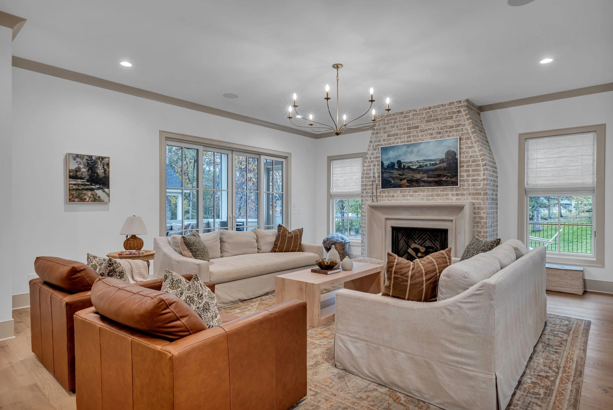 Interior of the completed Cedar Lane home